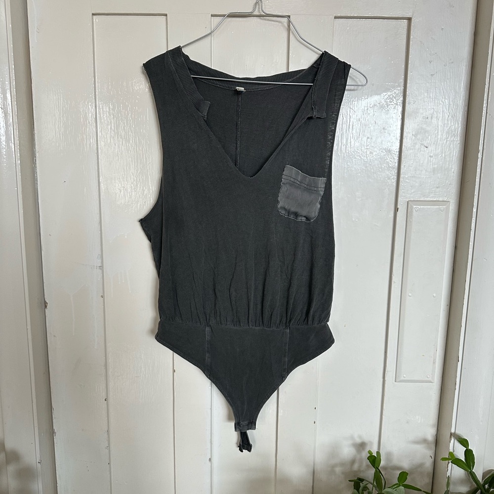 Free People Muscle Tank Bodysuit